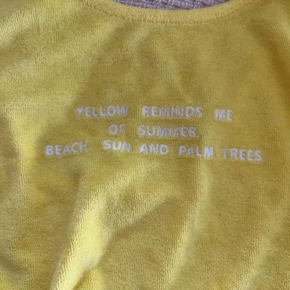 ZARA Women Tank Yellow Top
